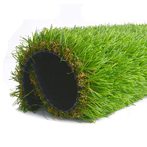 CBEC 65Feet x 10 Feet 65Sqf Faux Artificial Grass Synthetic Lawn Turf Pet Realistic Fake Rug IndoorOutdoor Landscape Green