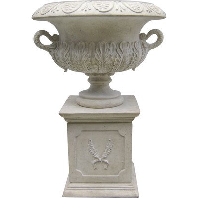 Design Toscano Grande Acanthus Sculptural Architectural Garden Urn