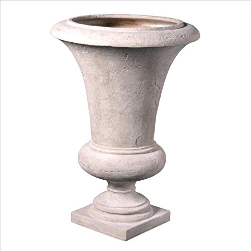 Design Toscano Viennese Architectural Garden Urn Large Ivory