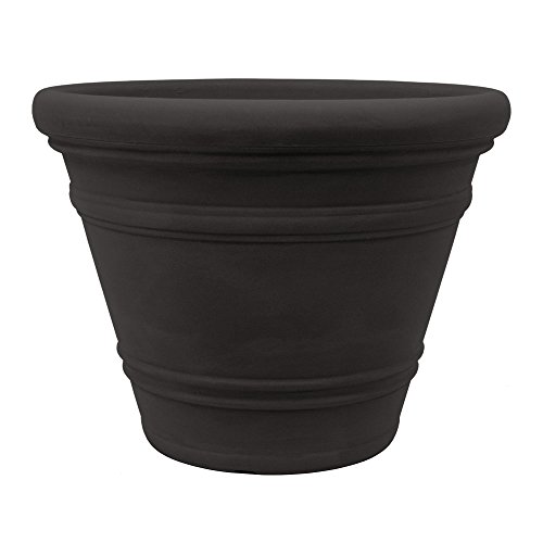 Planters Online Resin Pienza Planter 24&quotlarge Weathered Iron