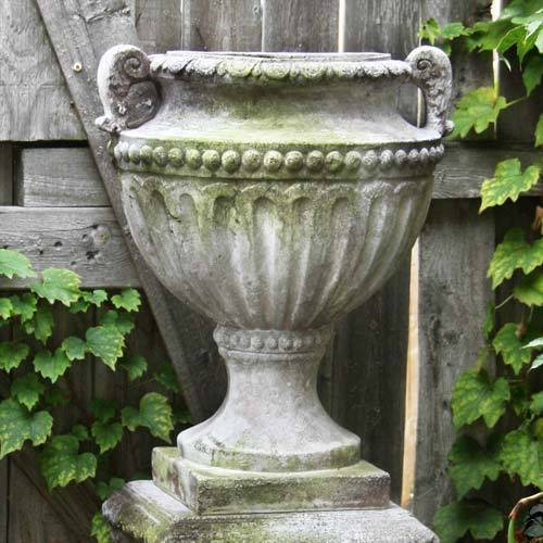Fluted and Beaded Outdoor Urn - Frontgate