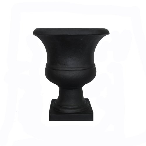 Tusco Products Outdoor Urn 17-inch Black