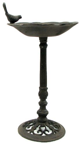 Cast Iron Bird Bath Or Bird Feeder - Makes A Perfect Birthday Mothers Day Or Any Occasion Gift