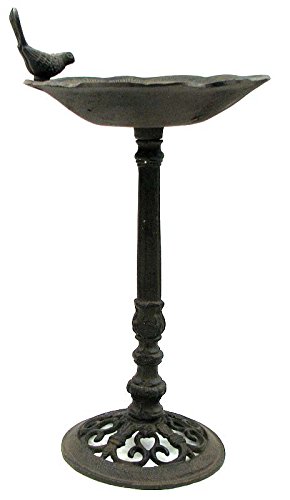 Tall Cast Iron Bird Bath 2 pack