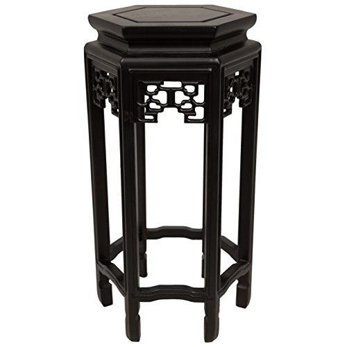 Oriental Furniture 20" Hexagon Plant Stand