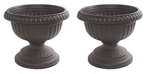 Bloem Grecian Urn Planter 12 Peppercorn Pack of 2