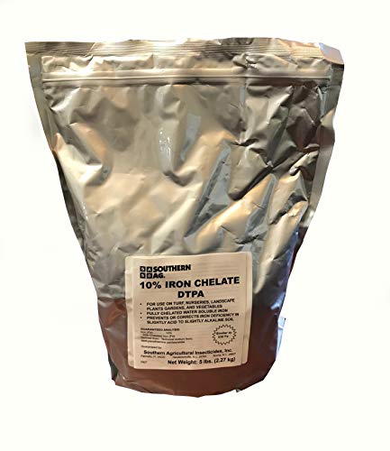 Growers Solution Iron Chelate 10 DTPA - Water Soluble Fertilizer -GardensLandscapeNurseries - 5 lb Bag