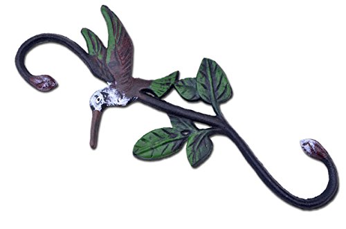 Cast Iron S Style Plant Hook Hummingbird Color Flower Basket Hanger 1175 Long