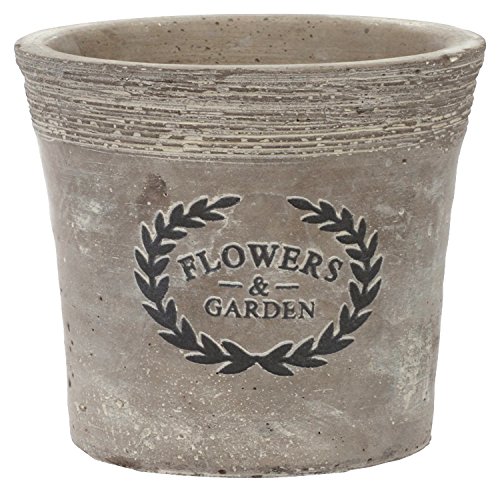 Boston International Mini Cement Flower Pot 275-inch