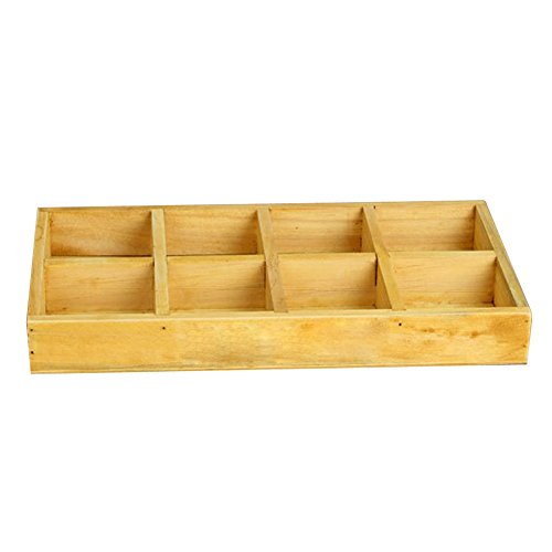 Whitelotous Rectangle Wooden Garden Planter Window Box Trough Pot Flower Bed