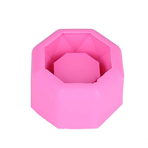 Polygonal Plant Flower Pot Silicone Molds DIY Garden Planter Cement Vase Candlestick Mould Easy to Release and CleanBK1130
