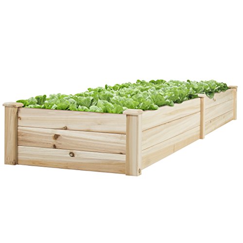 Best Choice Products Vegetable Raised Garden Bed Patio Backyard Grow Flowers Elevated Planter