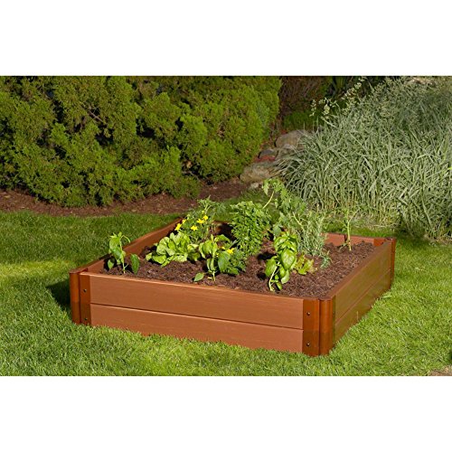 Frame It All Composite Raised Garden Bed Kit 4 by 4 by 11