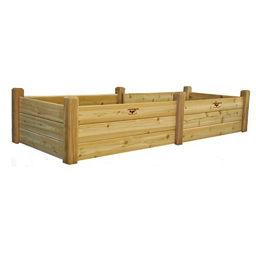 Gronomics Rgbt 34-95 34-inch By 95-inch By 19-inch Raised Garden Bed Unfinished