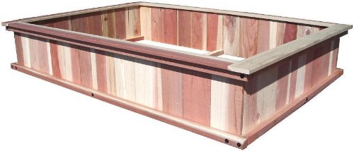 4X6 Garden Box Kit Redwood