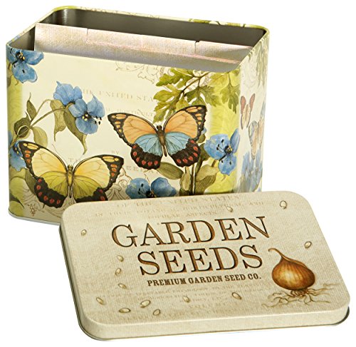Cr Gibson Eden Tin Garden Seed Storage Box