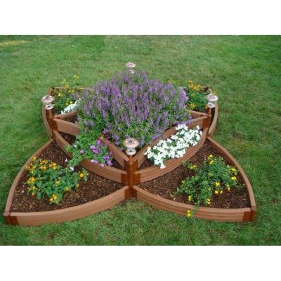 Frame It All Fbps9 One Inch Series Composite Versailles Sunburst Raised Garden Bed Kit 96&quot X 96&quot X 165&quot