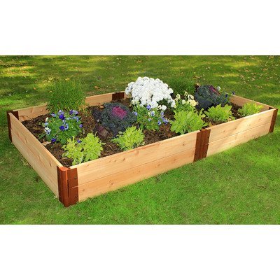 Frame It All Two Inch Series Cedar Raised Garden Bed Kit 4 x 8 x 12