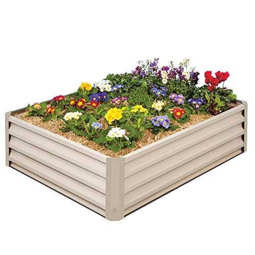 Metal Raised Garden Bed Kit - Elevated Planter Box For Growing Herbs Vegetables Flowers and Succulents 2