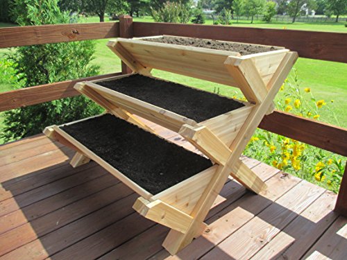 Premium Quality Cascading Raised Planter by Infinite Cedar