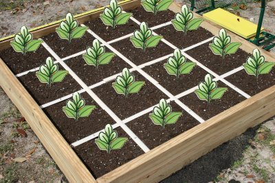 4ftx4ft Grid Kit for Raised Bed Square Foot Garden Sturdier Easier