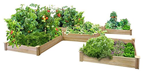 Greenes Fence 80-Sq Ft Dovetail Raised Bed Garden Kit