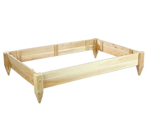 Cedarlooks 3114872 4 by 6-Feet Cedar Raised Bed Planter