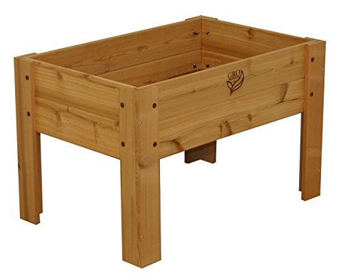 GRO Products Cedar Elevated Garden Bed 36 x 24 x 24-Inch