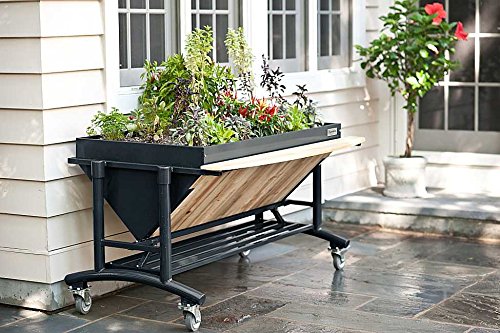 Lgarden Elevated Gardening System, Slate Grey