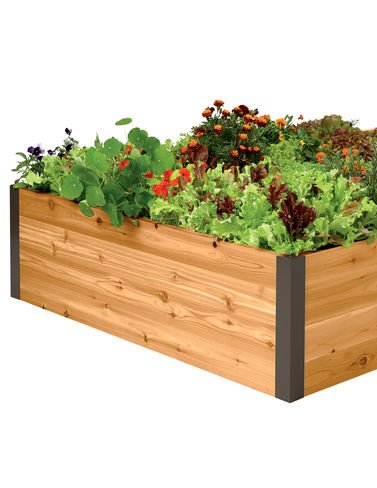 Cedar Raised Garden Bed 4' X 12' X 15"