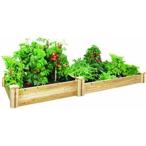 Greenes Fence 48-inch X 96-inch Cedar Raised Garden Bed