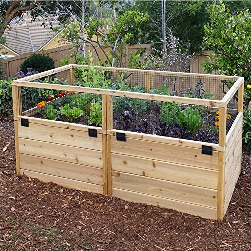 Outdoor Living Today Raised Cedar Garden Bed - 6 x 3 ft