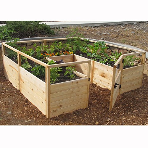 Outdoor Living Today Raised Cedar Garden Bed - 8 x 8 ft