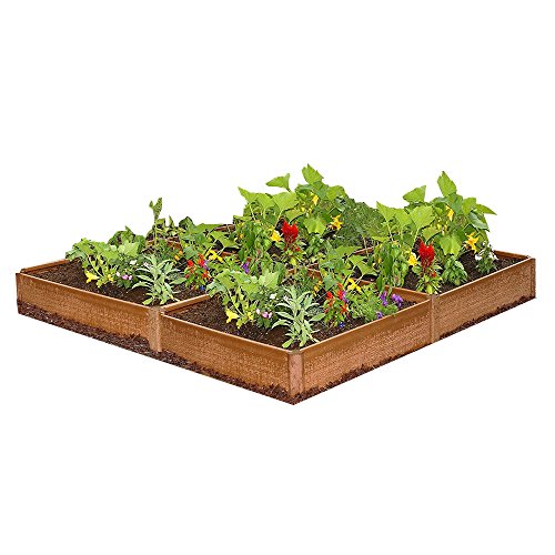 Commart New Raised Garden Bed Kit 5 x 5 Synthetic Four Square Greenland Gardener Ships from USA