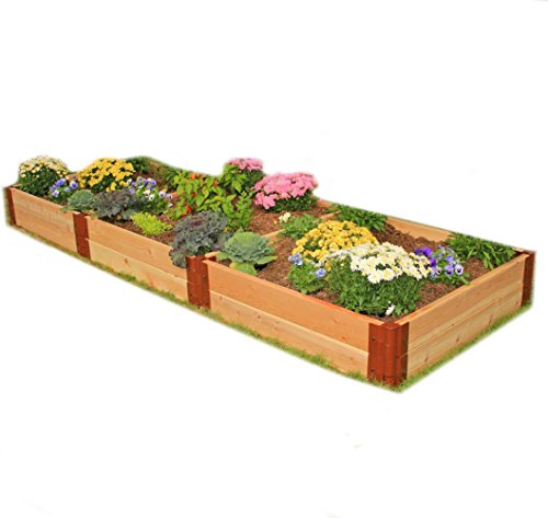 Frame It All Two Inch Series Cedar Raised Garden Bed Kit 4 x 12 x 12