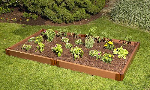 Two Inch Series 4ft x 8ft x 11in Composite Raised Garden Bed Kit