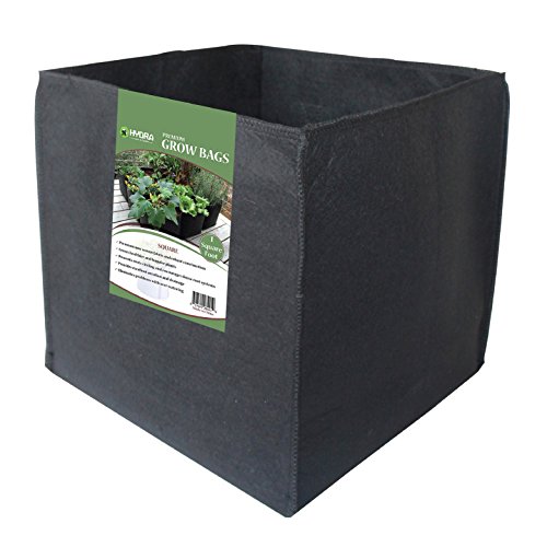 Grow Bags Square Foot Fabric Planter Raised Bed Aeration Container pack Of 4