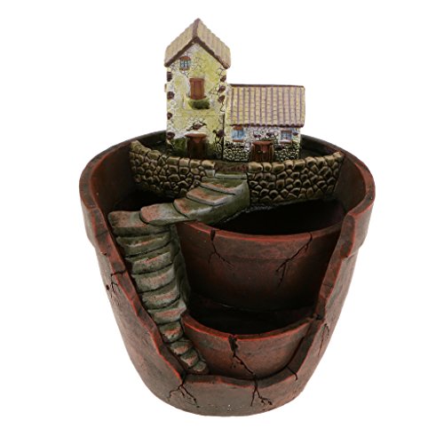 Resin Skygarden Patio Garden Planter Bed Box Herb Cacti Succulent Bonsai Pot