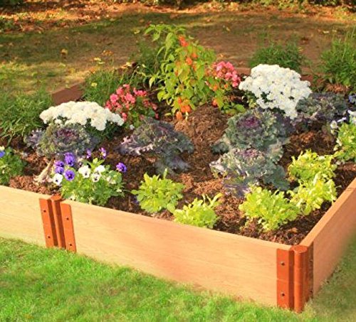 Frame It All 1&quot Series 8 X 8 X 11&quot Composite Raised Garden Bed Kit