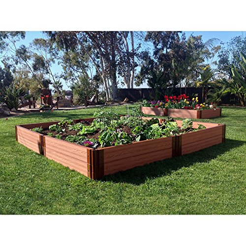 Frame It All 2-inch Series Composite Raised Garden Bed Kit