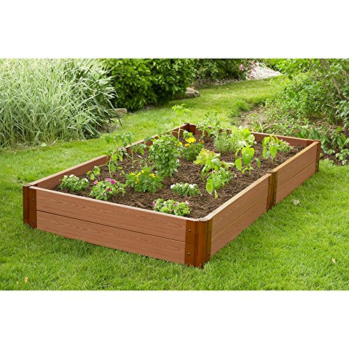 Frame It All 2-inch Series Composite Raised Garden Bed Kit - 4ft X 8ft X 11in
