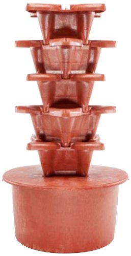 Grow Up HGTC Vertical Hydrogarden Deluxe Planter Kit 215-Feet by 4-Feet Terra Cotta