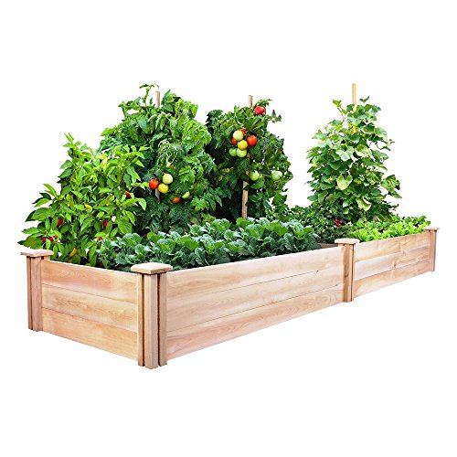 Commart Greenes Cedar Raised Garden Kit 2 Ft X 8 Ft X 105 In Ships from USA