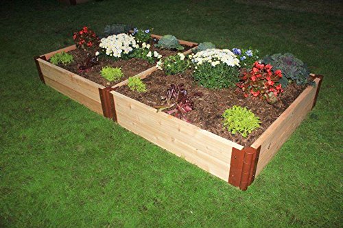 Frame It All Two Inch Series Cedar Raised Garden Bed Kit 4 X 8 X 12&quot