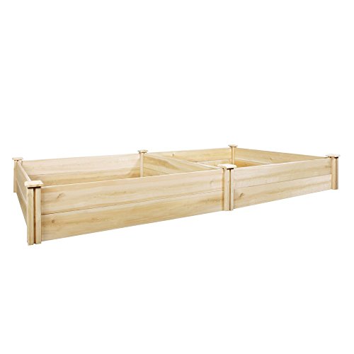 Greenes Cedar Raised Garden Kit - 4 ft x 8 ft x 11H in