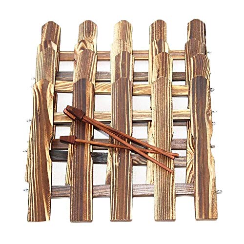 LXFYMX Decorative Fences Picket Fence Wooden Effect Lawn Garden Border Edge Trimming Plant Fence Fence Flower Bed Interlocking Plate Garden Edging