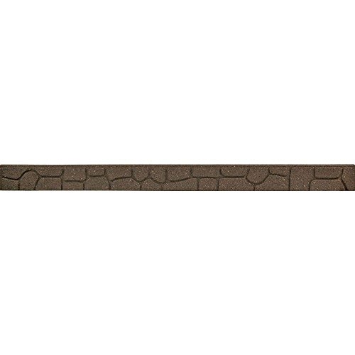 Ez Border Stones 4 Ft Earth Rubber Garden Edging 6-pack