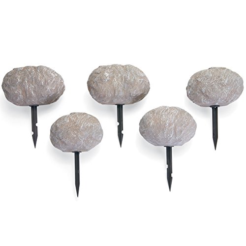 Stone Look Lawn Edging Stakes - Set Of 5
