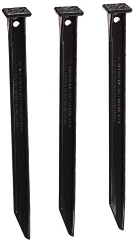 Master Mark Plastics 12103 Abs Plastic Stake Anchors For Landscape Edging 10-inch 3 Pack