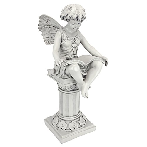 Design Toscano The British Reading Fairy Garden Statue